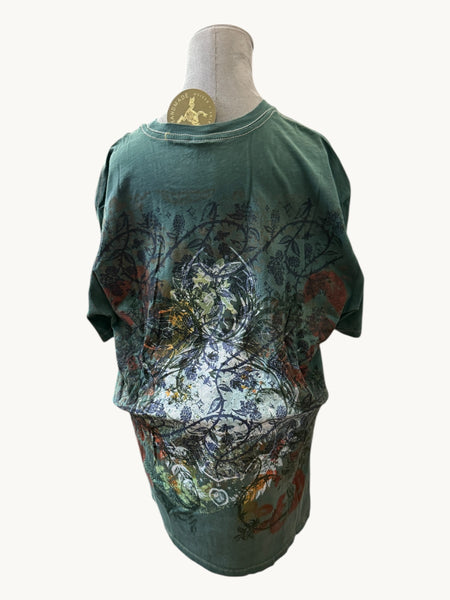 Forest Green Shirt L- Test Print