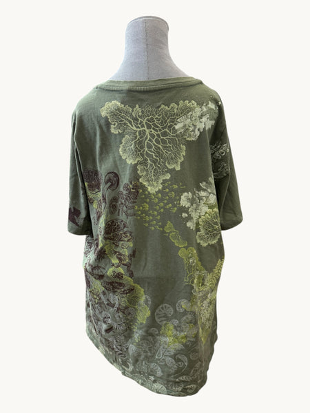 Dk Green Shirt OX- Test Print