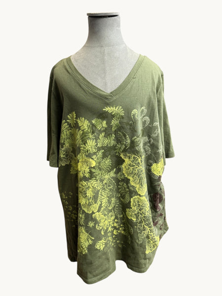 Dk Green Shirt OX- Test Print