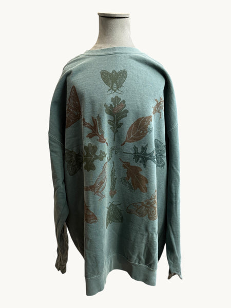 Screen Printed Sweatshirt - Green