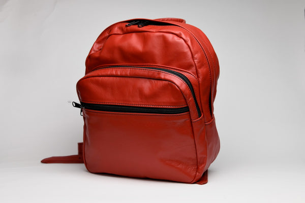 Small Leather Backpack