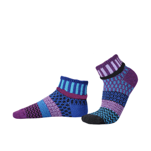 Adult Quarter Socks - Raspberry