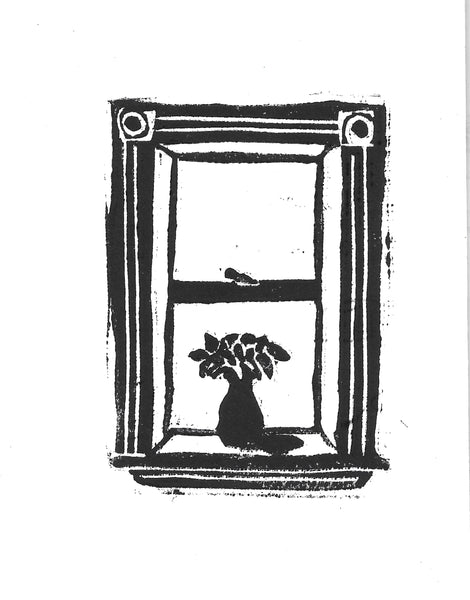 Micro Linocut Print