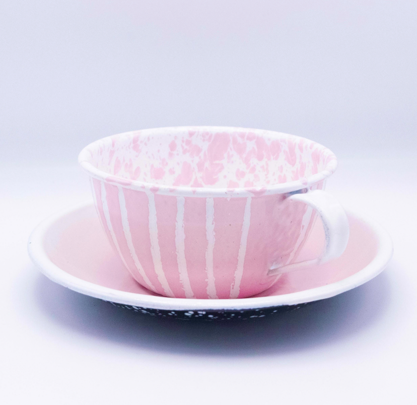 Pink Tea Cup & Saucer