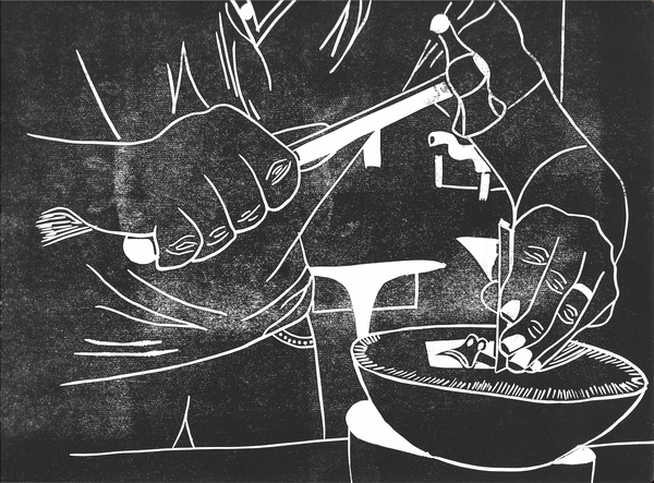 Hands Crafting Print