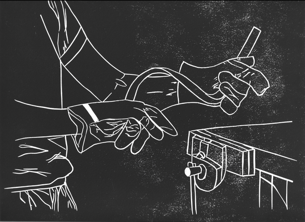 Hands Crafting Print