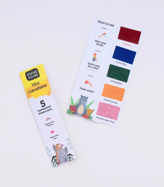 Mini-colorsheets - Watercolor
