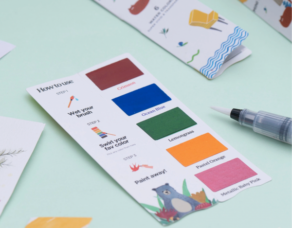 Mini-colorsheets - Watercolor
