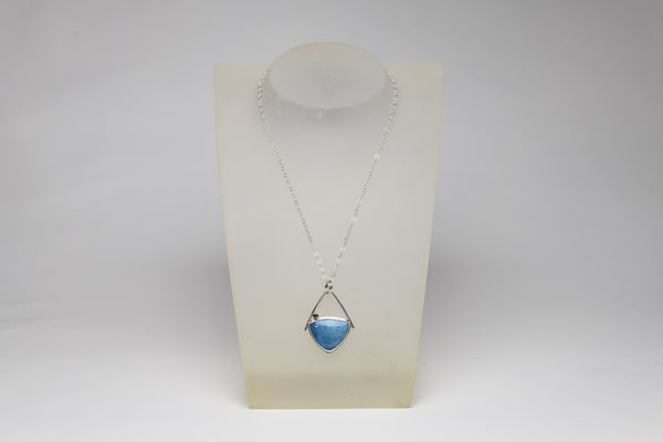 Chalcedony & Sapphire Necklace