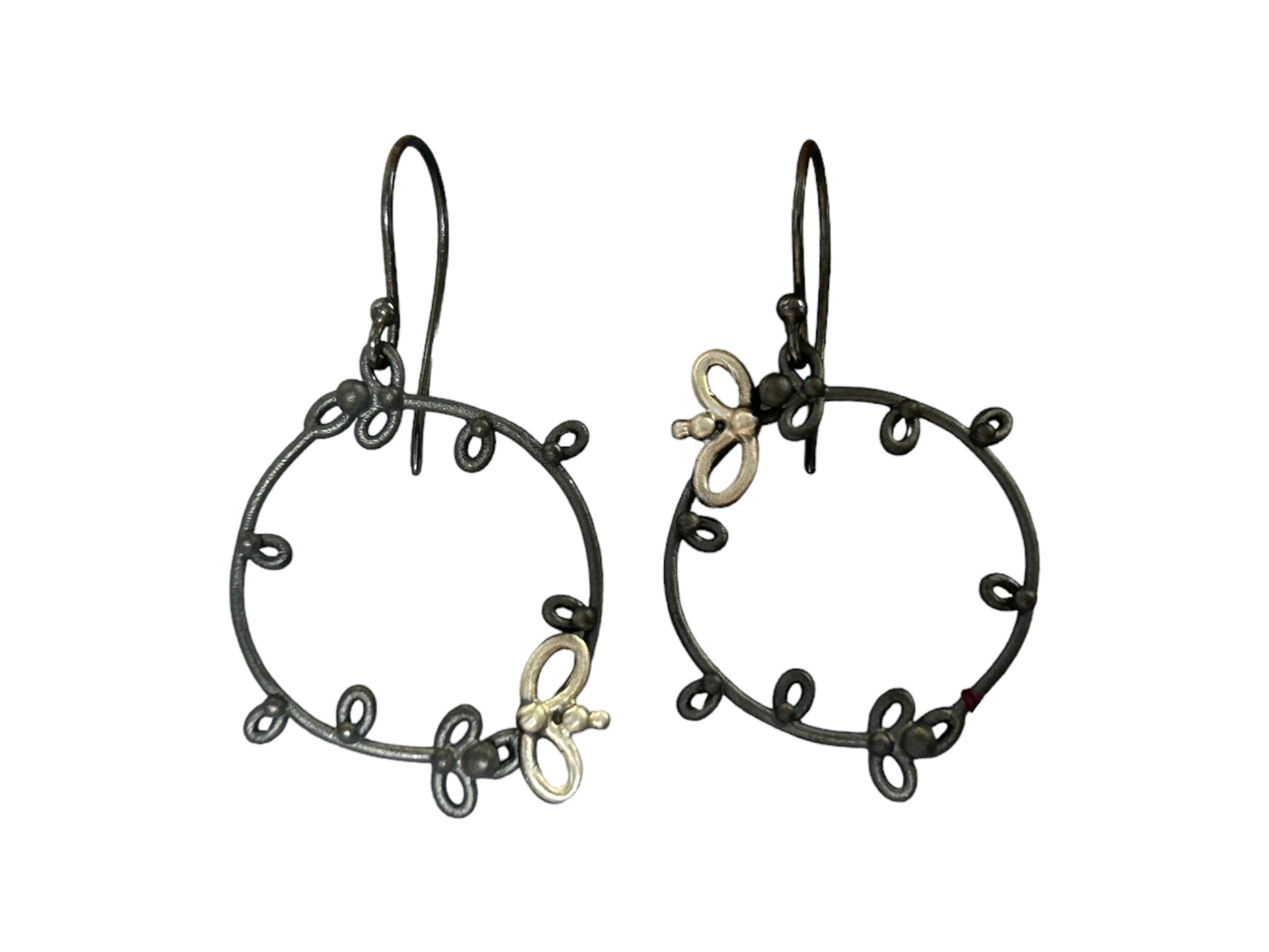 Honey Bee Hoop Earrings