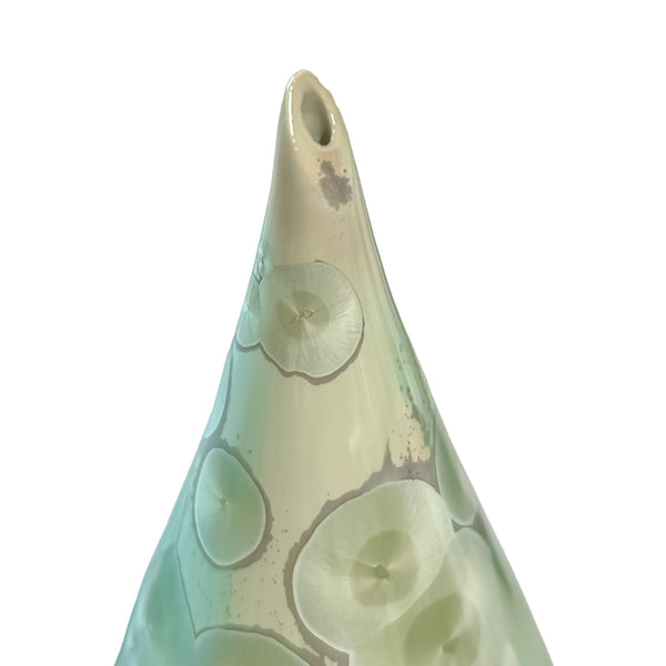 Crystalline Aqua Vase
