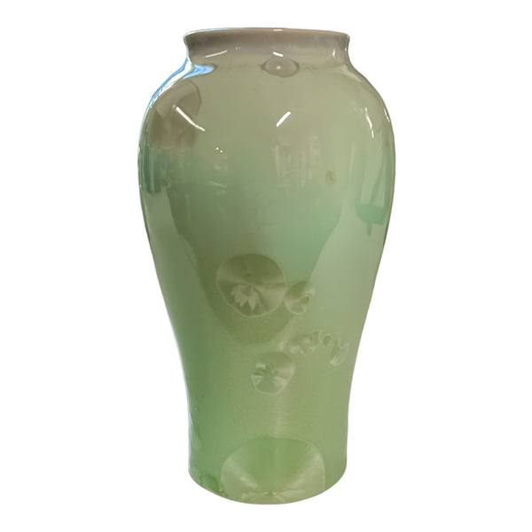 Crystalline Aqua Vase