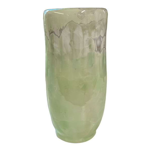 Crystalline Aqua Vase