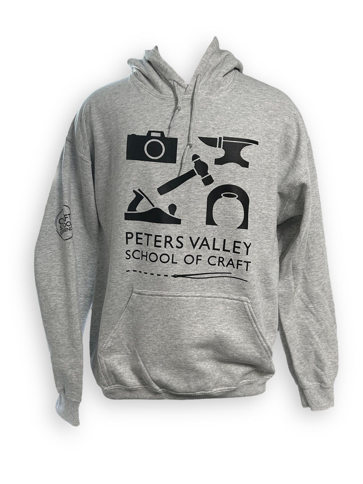 PV Light Ash Gray Hooded Sweatshirt