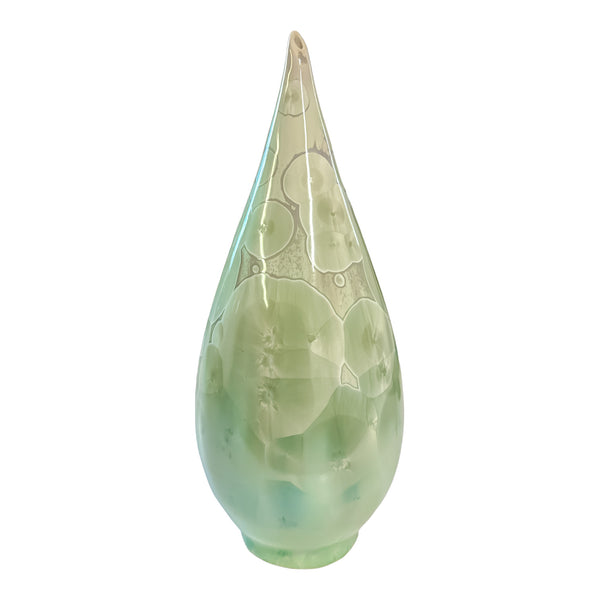 Crystalline Aqua Vase