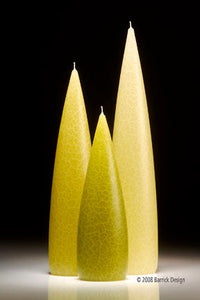 Tall Teardrop Candle - Celery