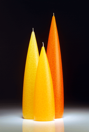 Tall Teardrop Candle - Citrus
