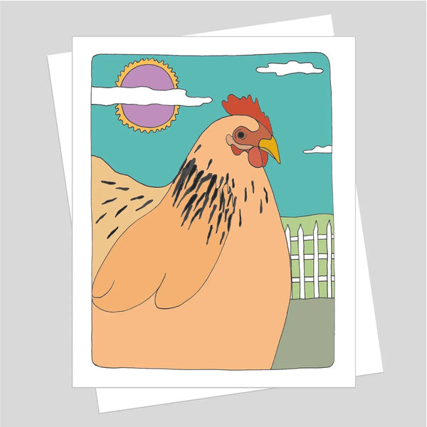 Barnyard Beauties Chickens Note Card Set