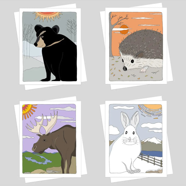 Backcountry Critters Note Card Set