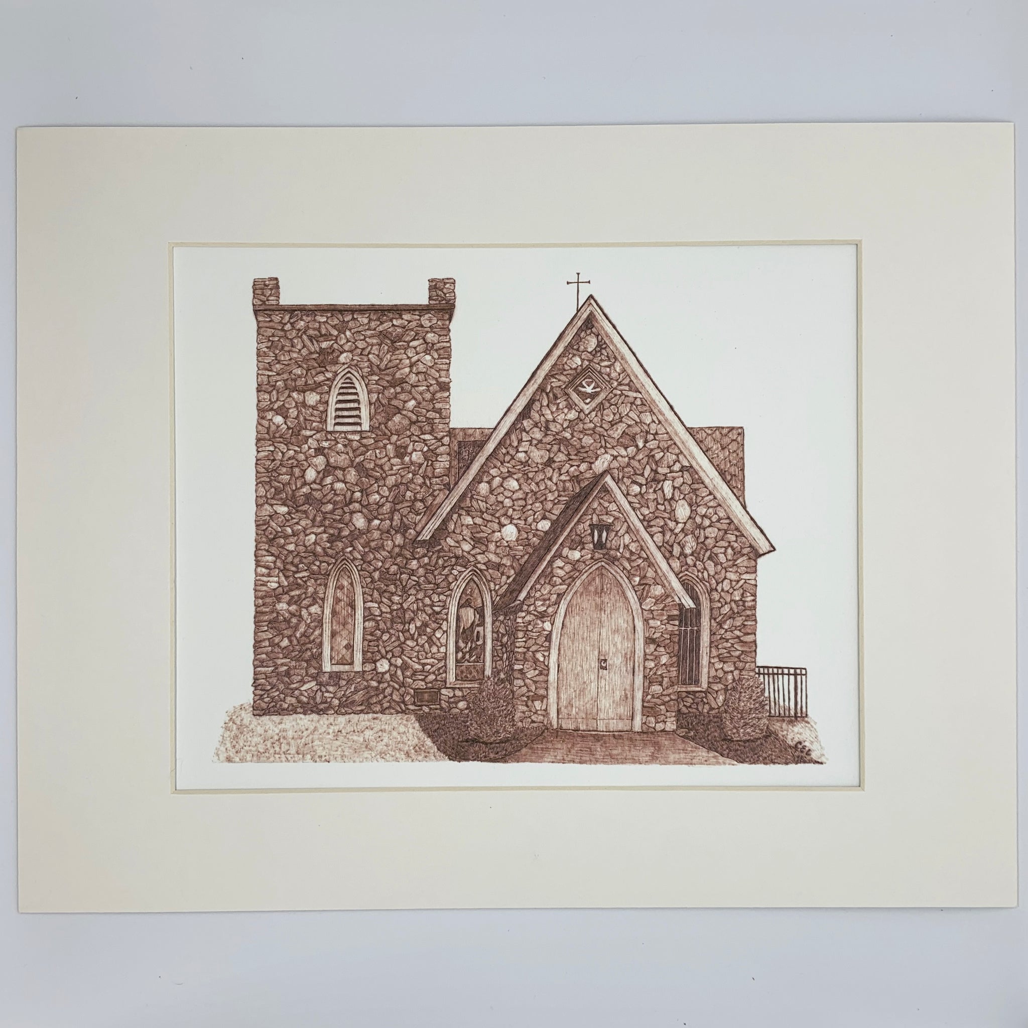 Milford Church Print