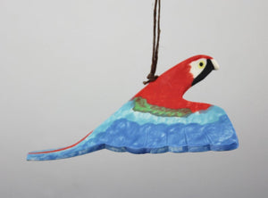 Parrot Porcelain Ornament