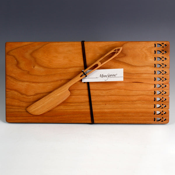 Cheese Board and Spreader Set - Gallery Design