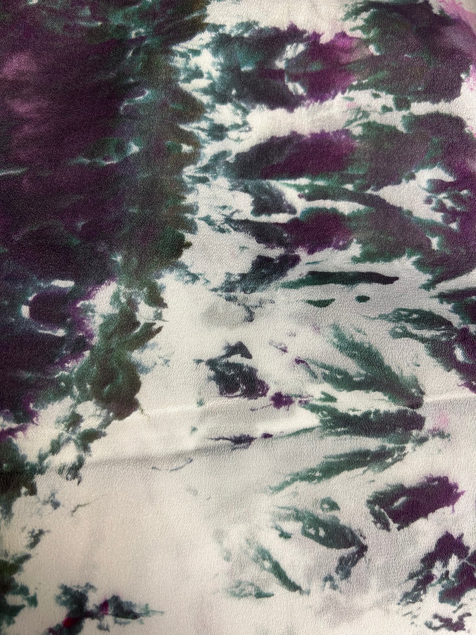 Snow Dyed Silk Scarf