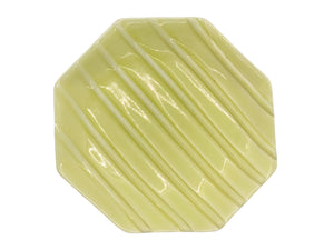 Octagon Yellow Plate - 5in