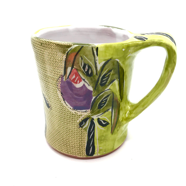 Square Mug with Gold