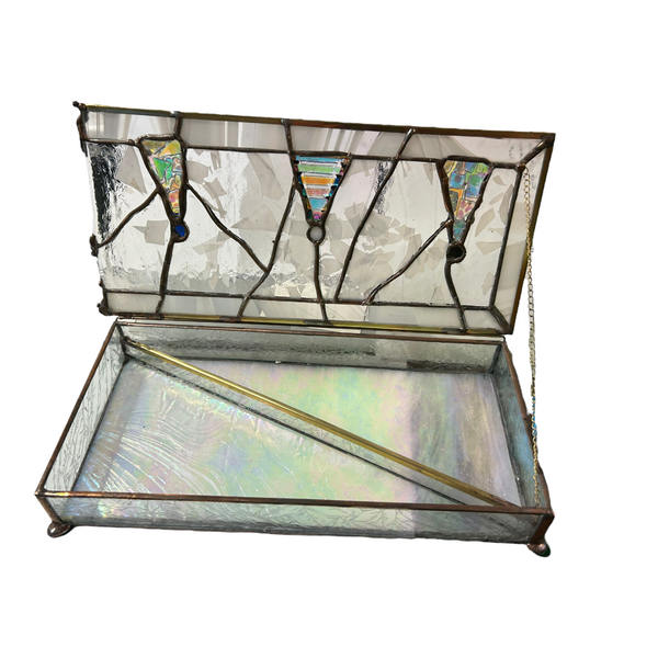 Winter Wonderland Glass Box