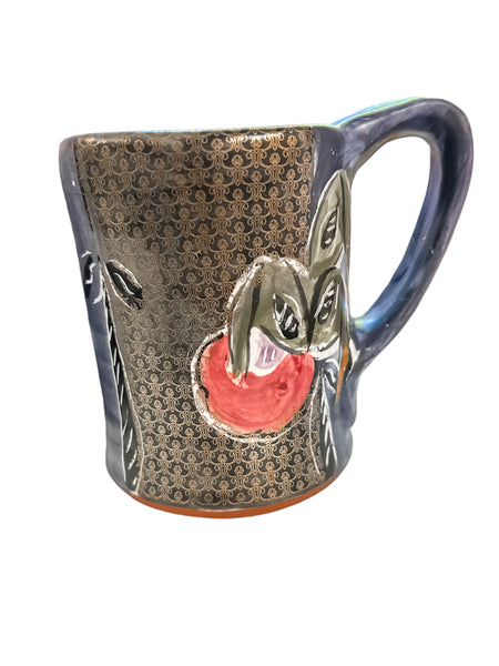 Square Mug with Gold