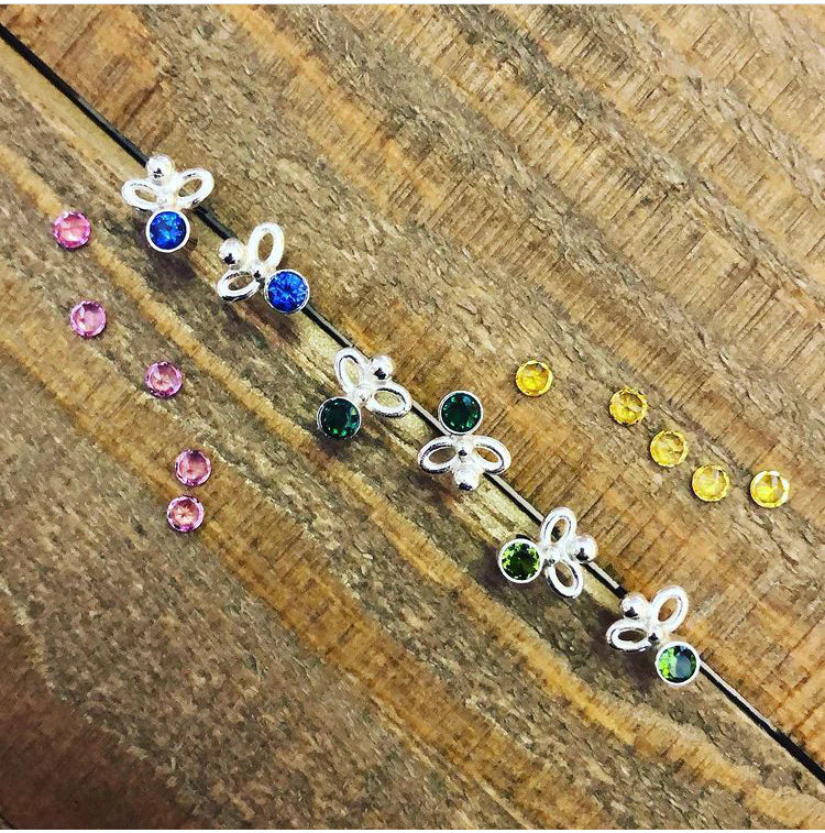 Jeweled Bee Stud