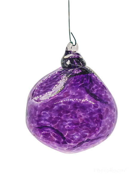 WS Round Ornament - Purple
