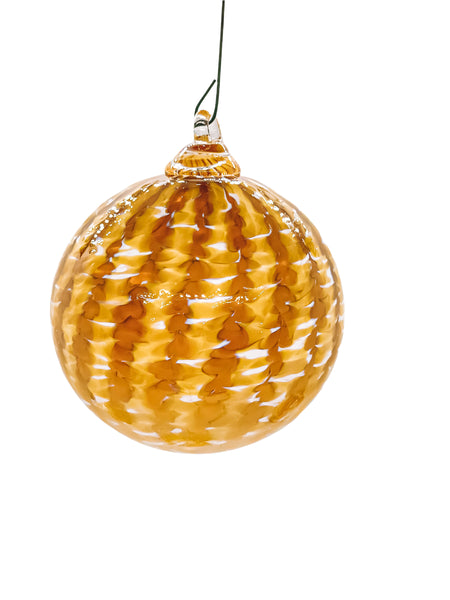 Round Ornament - Gold Topaz