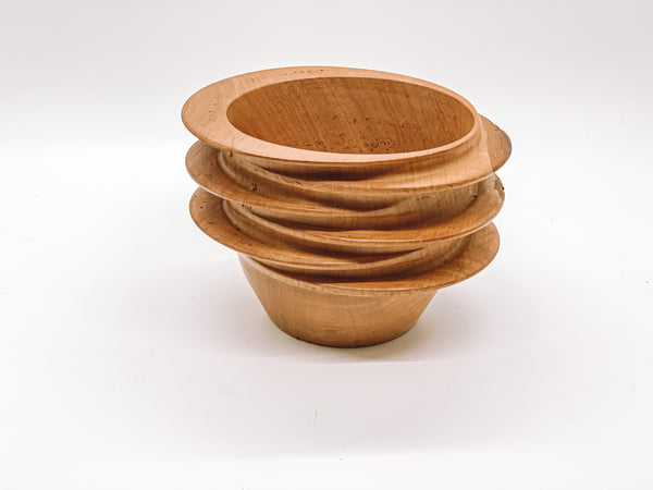 Maple Wood Offset Bowl