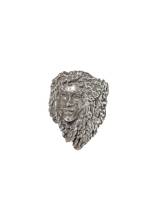 Large Face with Hair Ring