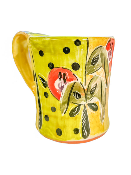 Square Mug with Gold