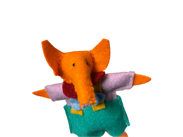 Mini Felt Elephant Toy