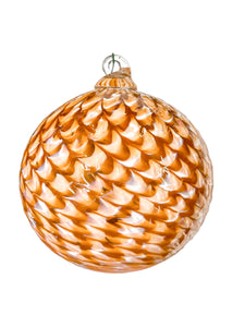 WS Round Ornament - Apricot