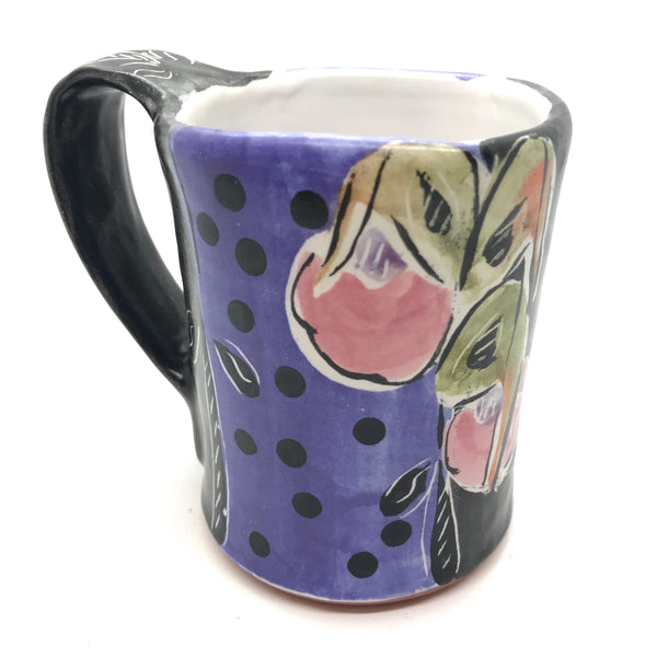 Square Mug with Gold