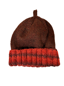 Knit Hat - Burgundy Tones