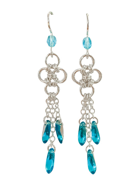 Japanese Beaded Earrings - Long
