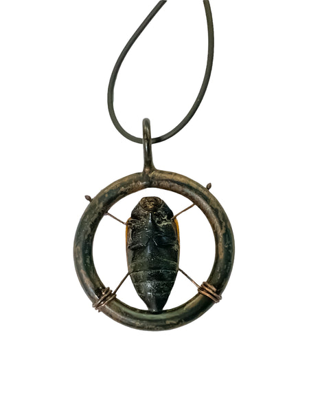 Encircled Beetle Necklace