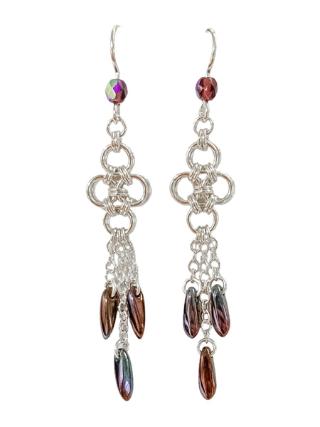 Japanese Beaded Earrings - Long