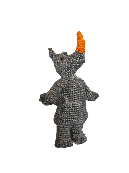 Crocheted Rhino