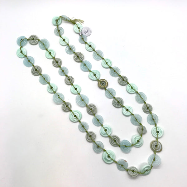 Glass Disc Necklace