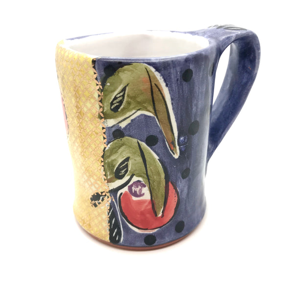 Square Mug with Gold