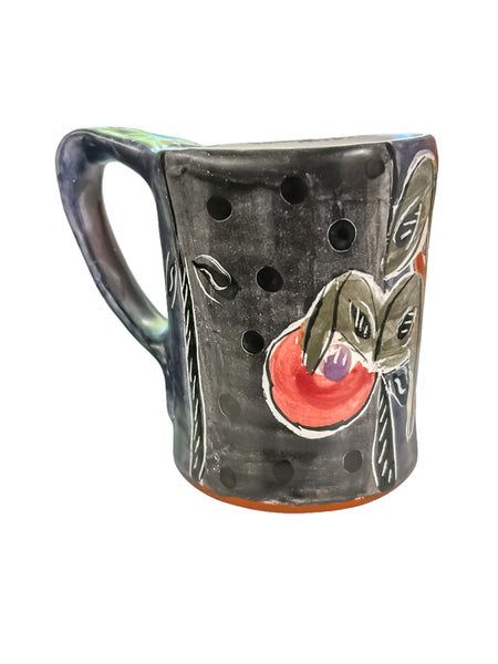 Square Mug with Gold
