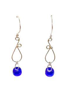 Sterling & Glass Earrings
