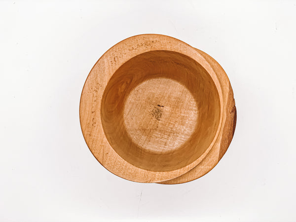 Maple Wood Offset Bowl
